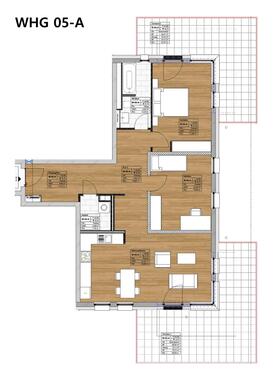 Wohnung 5-A - 3 Zimmer Erdgeschoßwohnung in Trier