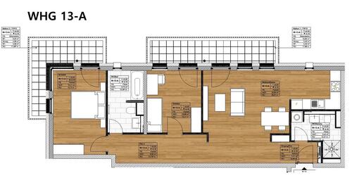 Wohnung 13-A - 3 Zimmer Etagenwohnung zum Kaufen in Trier