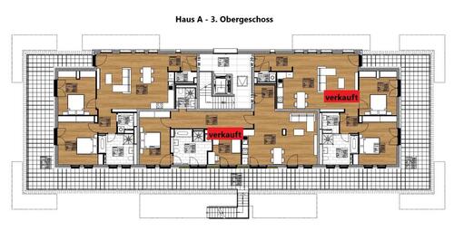 Haus A - 3. Obergeschoss - 3 Zimmer Dachgeschoßwohnung in Trier
