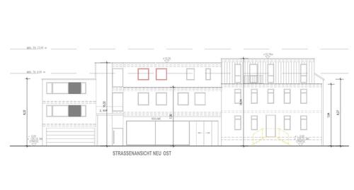 Straßenansicht Ost - Etagenwohnung mit 100,46 m&sup2; in Schweich zum Kaufen