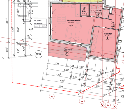 Wohnung Nr. 4 - 2 Zimmer Erdgeschoßwohnung zum Kaufen in Trier
