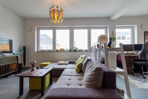 Wohnzimmer - Etagenwohnung mit 84,00 m&sup2; in Trier zur Miete