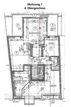 Wohnung 7 - 4. OG - 4 Zimmer Maisonettenwohnung in Trier