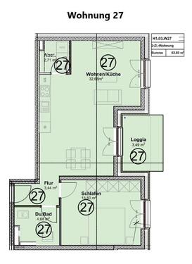 Wohnung 27 - 