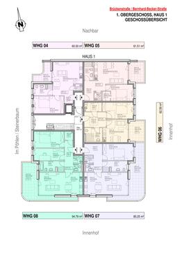 Haus 1 - 1. Obergeschoss - 2 Zimmer Etagenwohnung zum Kaufen in Schweich
