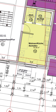 Wohnung Nr. 12 - 1 Zimmer Etagenwohnung zum Kaufen in Trier