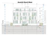 Ansicht Nord-West - Erdgeschoßwohnung mit 115,25 m&sup2; in Trier zum Kaufen