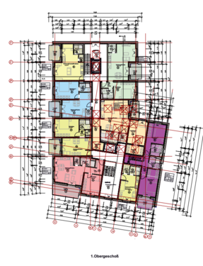 1. Obergeschoss - Erdgeschoßwohnung mit 49,92 m&sup2; in Trier zum Kaufen