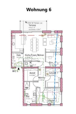 Wohnung Nr. 6 - Helle altersgerechte Wohnung im KFW 40 Energiesparhaus Nähe Porta Nigra – an den Krankenhäusern