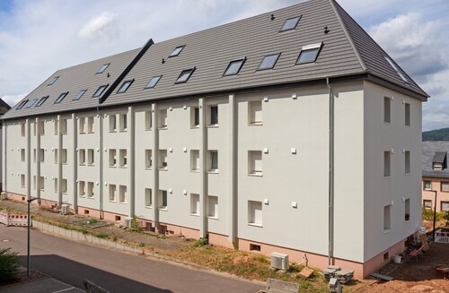 Rückansicht 1 - 4 Zimmer Dachgeschoßwohnung in Trier