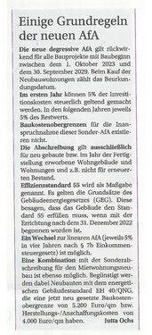 Neue AfA - 
