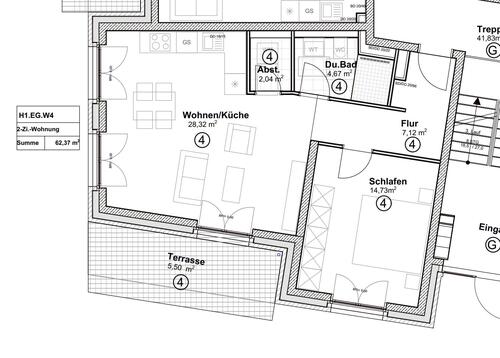 Wohnung Nr. 4 - 