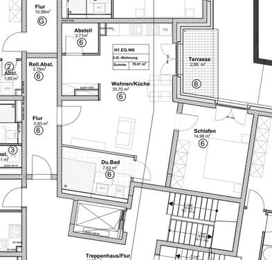 Wohnung Nr. 6 - 2 Zimmer Erdgeschoßwohnung zum Kaufen in Trier