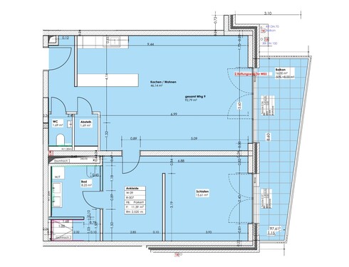 Wohnung 9 - 2 Zimmer Etagenwohnung in Trier