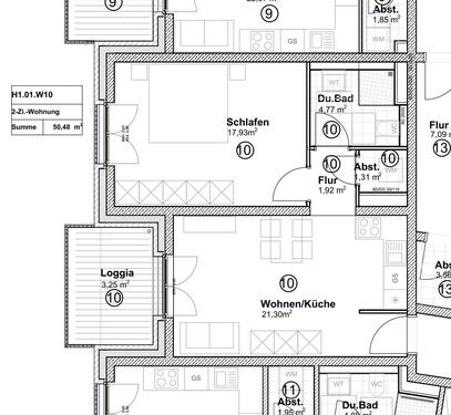 Wohnung Nr. 10 - 
