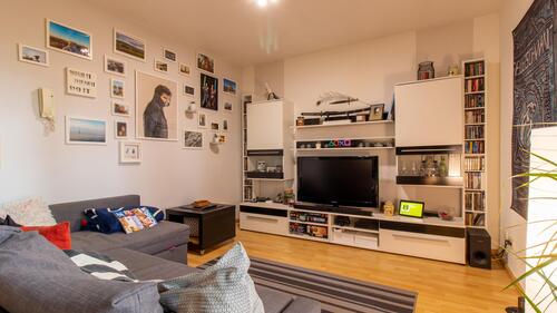 Wohnzimmer - 2 Zimmer Terrassenwohnung zur Miete in Trier