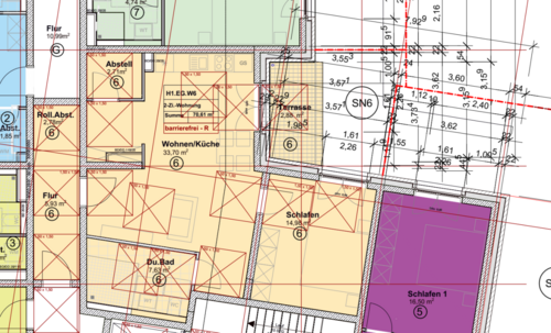 Wohnung Nr. 6 - 2 Zimmer Erdgeschoßwohnung zum Kaufen in Trier