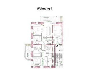 Helle Neubauwohnung mit eigenem Garten im KFW 40 Energiesparhaus Nähe Porta Nigra - Trier