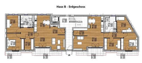 Haus B - Erdgeschoss - 3 Zimmer Erdgeschoßwohnung in Trier