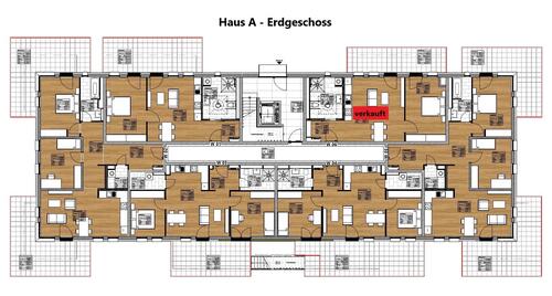 Haus A - Erdgeschoss - 3 Zimmer Erdgeschoßwohnung in Trier