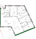 Grundriss - Großzügige helle altersgerechte Wohnung im KFW 40 Energiesparhaus Nähe Fußgängerzone