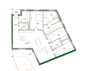 Großzügige helle altersgerechte Wohnung im KFW 40 Energiesparhaus Nähe Fußgängerzone - Trier