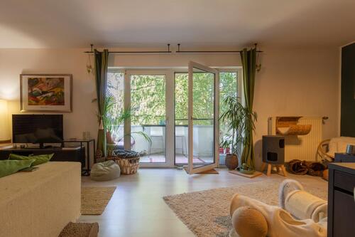 Wohnzimmer 1.1 - Etagenwohnung mit 71,00 m&sup2; in Trier zur Miete