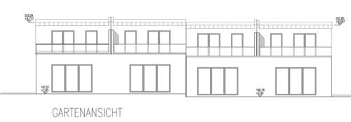 Gartenansicht - 5 Zimmer Reihenhaus zum Kaufen in Bollendorf