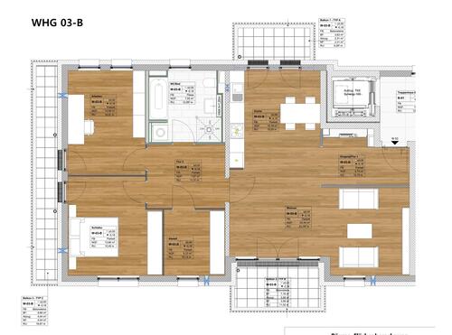Wohnung 03-B - 4 Zimmer Etagenwohnung zum Kaufen in Trier