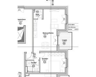 Helle gut aufgeteilte Wohnung KFW 40 QNG Energiesparhaus mit guter Lux-Anbindung - Trier