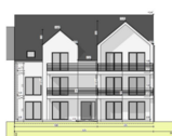 R-Ansicht - Achtung Lux-Pendler - Moderne Dachgeschoßwohnung Wasserliesch - KFW 55 Darlehen ab 1 % Zins