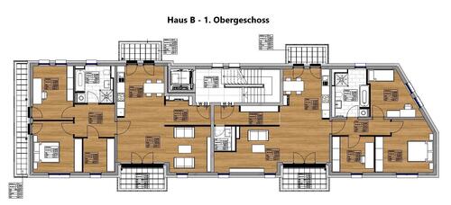 Haus B - 1. Obergeschoss - Erdgeschoßwohnung mit 101,63 m² in Trier zum Kaufen
