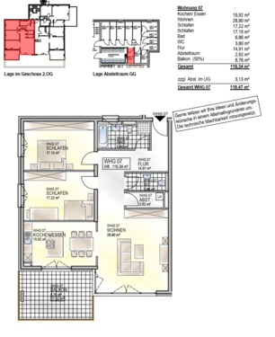 Wohnung 7 - Etagenwohnung mit 116,34 m² in Koblenz zum Kaufen