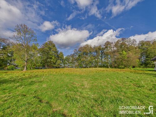 Blick zur hinteren Grundstücksgrenze - Einfamilienhaus mit 154,63 m&sup2; in Storkow zum Kaufen