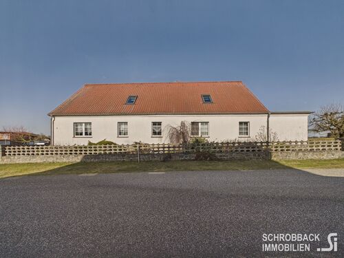 Straßenansicht Doppelhaus - 10 Zimmer Doppelhaushälfte zum Kaufen in Steinhöfel