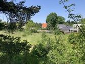 Blick auf das Grundstück von der Straße aus - Grundstück zum Kaufen in Grünheide (Mark)