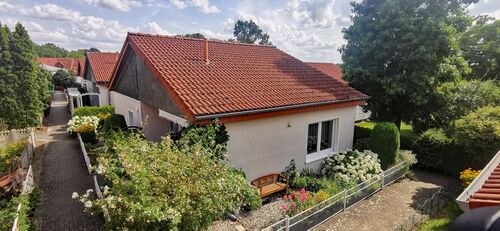 Blick auf das Wohnhaus von Nord-West - 3 Zimmer Einfamilienhaus in Grünheide (Mark)