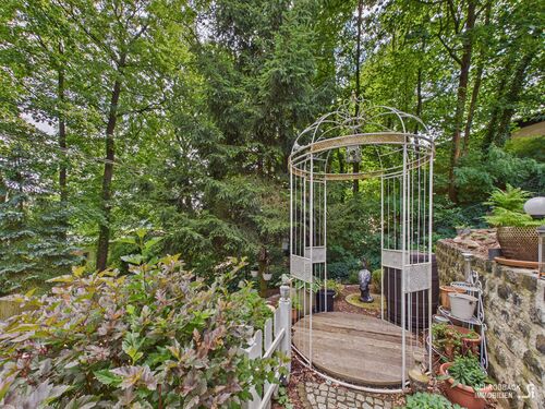 Blick zur linken Grundstücksgrenze - Einfamilienhaus mit 37,55 m&sup2; in Fürstenwalde/Spree zum Kaufen