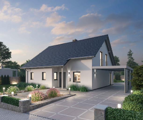 Haus F Musterhaus - E-Werden, freist. EFH, FÖRDERBAR!!!, 151 m² Wfl., KFW40, 340m² Grund.