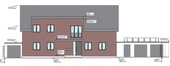 Ansicht Gebäude (Plan) - E-Werden, 3 Zi. Whg. mit Blick auf die Ruhr, Barrierefrei, Förderbar + Garage