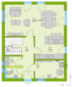 Grundriss EG - Grundstück in Gommern