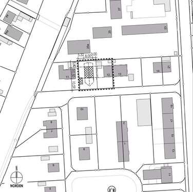 Lageplan EFH - Grundstück in Oberschleißheim zum Kaufen
