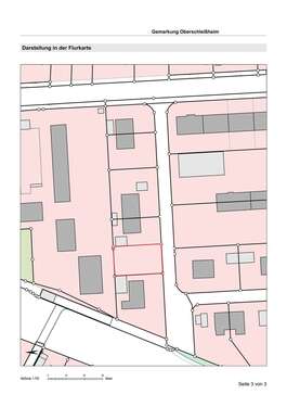 Lageplan - Grundstück in Oberschleißheim zum Kaufen