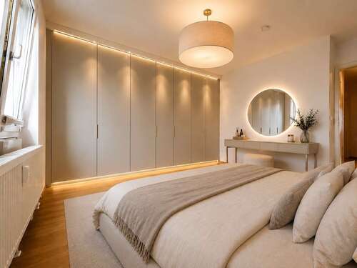 Schlafzimmer virt. möbliert - 