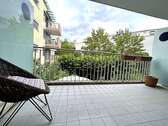 Balkon Ist-Zustand - 3 Zimmer Etagenwohnung zum Kaufen in München