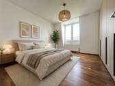 Schlafzimmer _KI möbliert - 