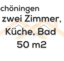 2 Zimmer, Küche, Bad 50 m2 Etagenwohnung - Schöningen Helmstedt