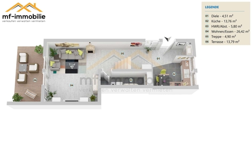 Wohnung EG - Wohnen in der Schlossdomäne Wendhausen 91 m2 in exclusiver Lage