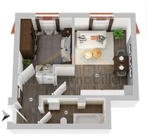 zwei Zimmer Appartement in Mariental 35qm