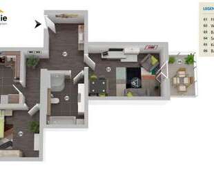 2- Zimmer EG Wohnung in Mariental mit Balkon